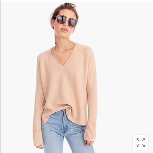 J.crew beige super soft wool sweater